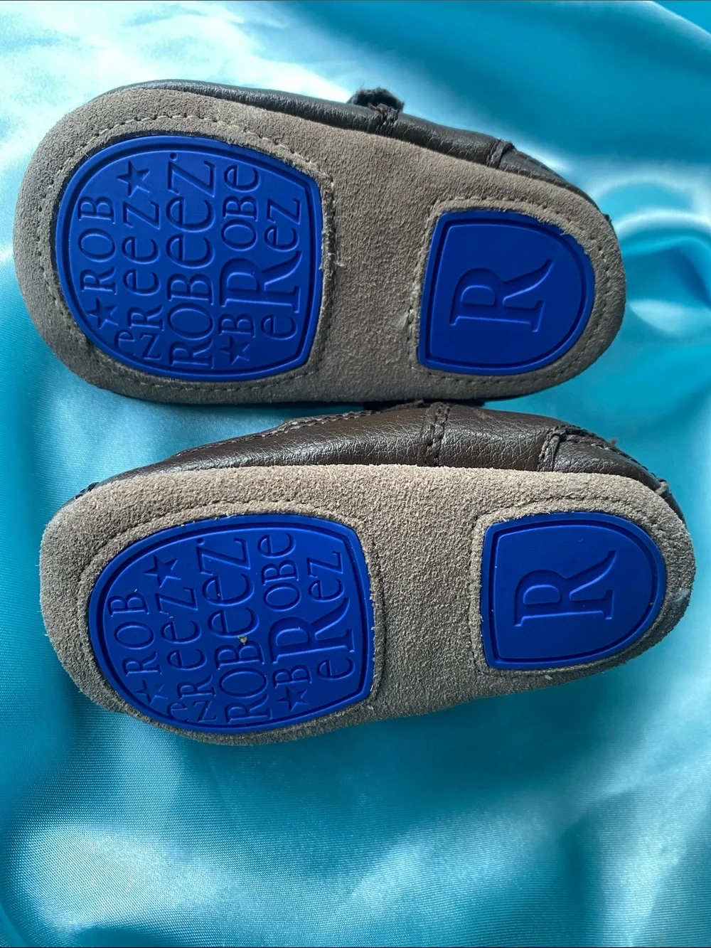 Robeez Brown Leather Baby Sandals - Comfortable Infant Shoes